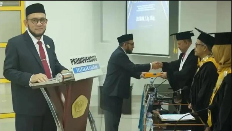 Zulfikar, Putra Awe Geutah Raih Gelar Doktor di Unmer Malang | Uji Perilaku Sosial Santri Tahfidz
