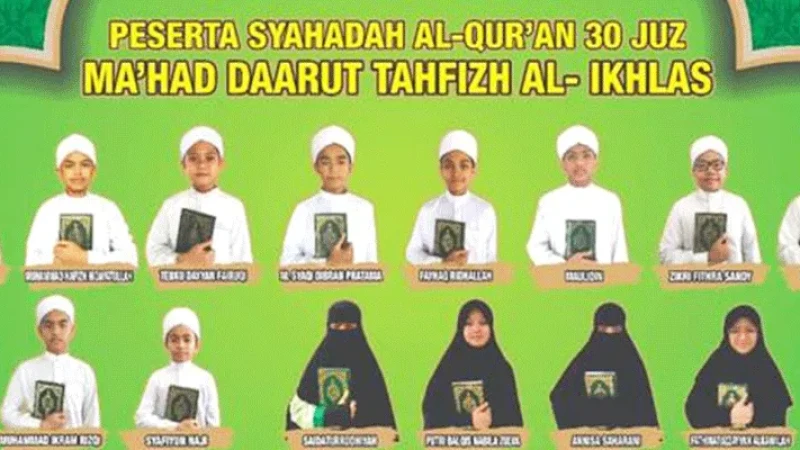Malam Anugerah Santri MAT Daarut Tahfizh Al Ikhlas Apresiasi dan Motivasi untuk Generasi Qurani